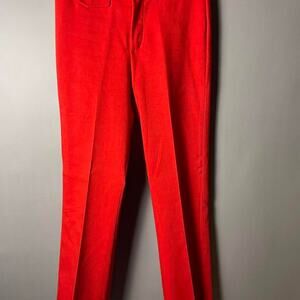 Zara bright red tailored trousers size XS